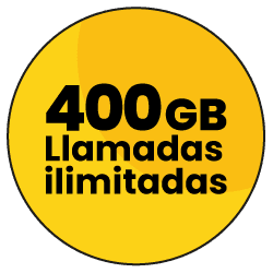 Línea móvil 400GB