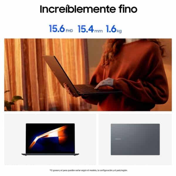 Samsung Galaxy Book4 15.6" Full HD LED, Intel Core i7 - Imagen 5
