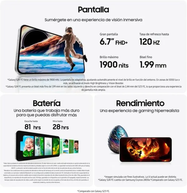 Samsung Galaxy S24 FE - Imagen 2